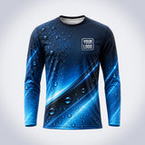 Hex Drop auto detailing work shirt – front, full-body sublimation print