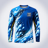 Foam Toon auto detailing work shirt – front, full-body sublimation print