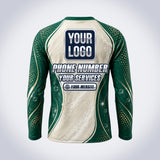 Forest Cream auto detailing work shirt – back print with space for your logo and phone