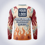 PCF002 - Flame Exterminator Funny Pest Collection - Custom Work Shirt for Pest Control & Extermination, Premium Sublimation