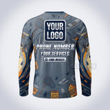PCF004 - City Defender Funny Pest Collection - Custom Work Shirt for Pest Control & Extermination, Premium Sublimation
