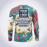 PCF007 - Bee Buster Funny Pest Collection - Custom Work Shirt for Pest Control & Extermination, Premium Sublimation
