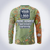 PCF008 - Pest Hunter Funny Pest Collection - Custom Work Shirt for Pest Control & Extermination, Premium Sublimation