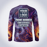 PCF012 - Inferno Spray Funny Pest Collection - Custom Work Shirt for Pest Control & Extermination, Premium Sublimation