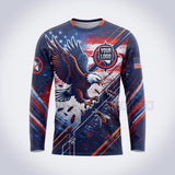 PCP002 - Eagle Defense USA Patriot Pest Collection - Custom Work Shirt for Pest Control & Extermination, Premium Sublimation