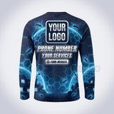 PCSC001 - Neon Grid Pest Signature Collection - Custom Work Shirt for Pest Control & Extermination, Premium Sublimation