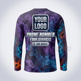 PCSC005 - Fire And Ice Pest Signature Collection - Custom Work Shirt for Pest Control & Extermination, Premium Sublimation