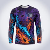 PCSC005 - Fire And Ice Pest Signature Collection - Custom Work Shirt for Pest Control & Extermination, Premium Sublimation