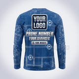 PCSC006 - Blueprint Home Pest Signature Collection - Custom Work Shirt for Pest Control & Extermination, Premium Sublimation