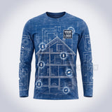 PCSC006 - Blueprint Home Pest Signature Collection - Custom Work Shirt for Pest Control & Extermination, Premium Sublimation