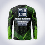 PCSC011 - Green Fog Pest Signature Collection - Custom Work Shirt for Pest Control & Extermination, Premium Sublimation
