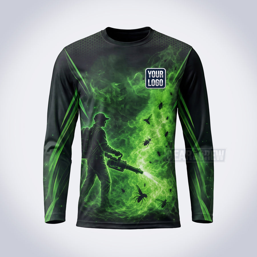 PCSC015 - Cosmic Spray Pest Signature Collection - Custom Work Shirt for Pest Control & Extermination, Premium Sublimation