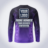 PCSC017 - Purple Haze Pest Signature Collection - Custom Work Shirt for Pest Control & Extermination, Premium Sublimation