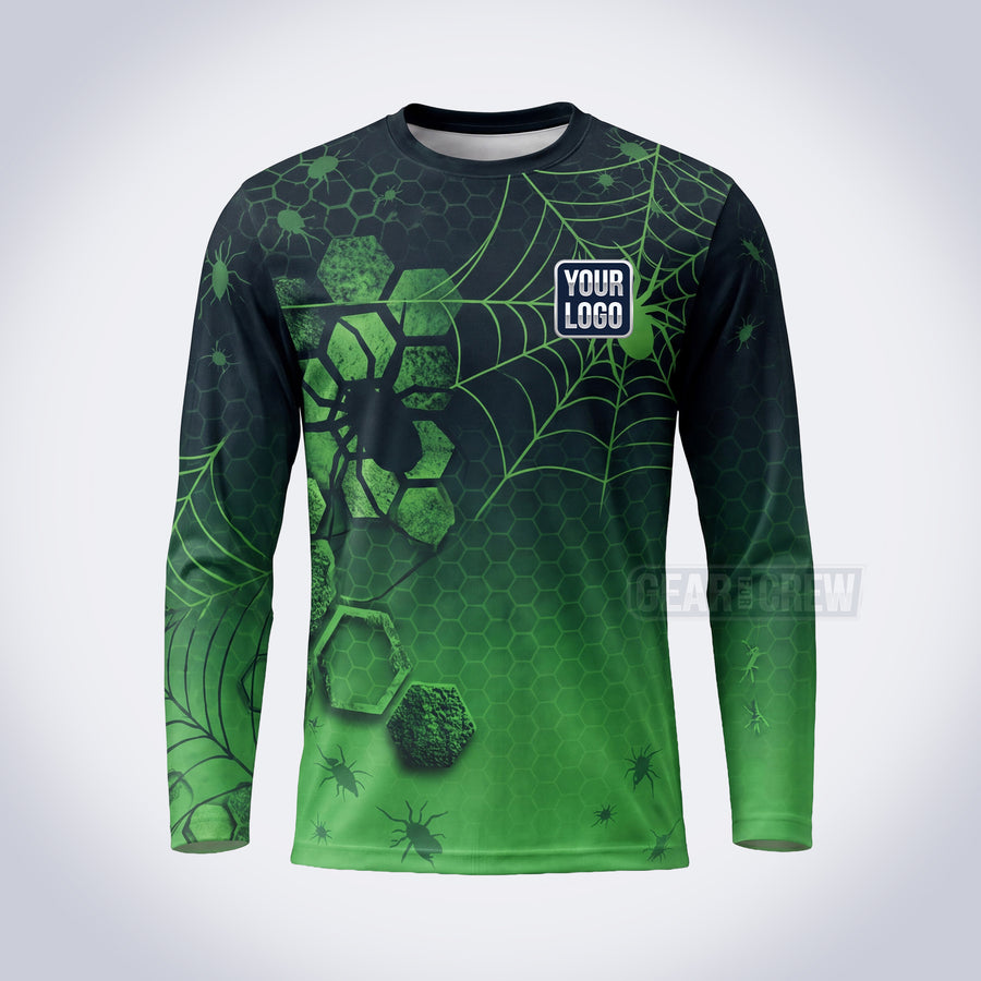 PCSC018 - Web Catcher Pest Signature Collection - Custom Work Shirt for Pest Control & Extermination, Premium Sublimation
