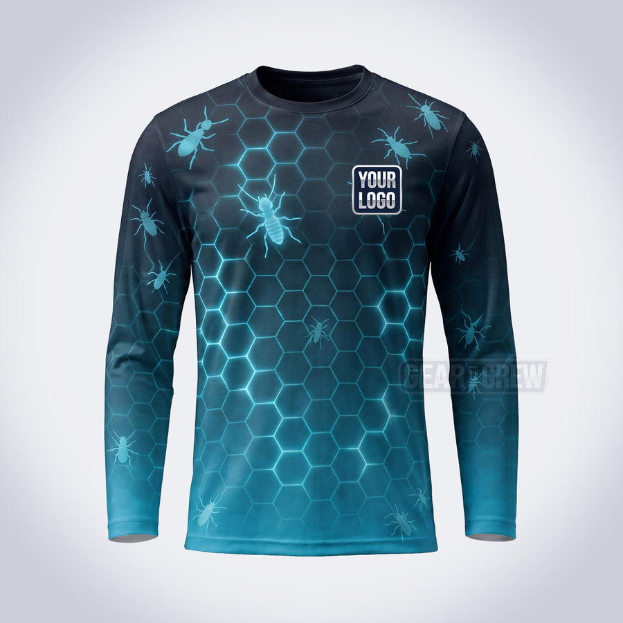 PCSC020 - Ant Grid Pest Signature Collection - Custom Work Shirt for Pest Control & Extermination, Premium Sublimation