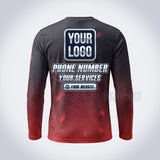 PCSC022 - Red Alert Pest Signature Collection - Custom Work Shirt for Pest Control & Extermination, Premium Sublimation