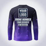 PCSC024 - Purple Dome Pest Signature Collection - Custom Work Shirt for Pest Control & Extermination, Premium Sublimation