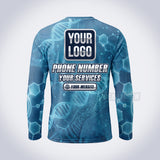 PCSC027 - Aqua Bio Pest Signature Collection - Custom Work Shirt for Pest Control & Extermination, Premium Sublimation