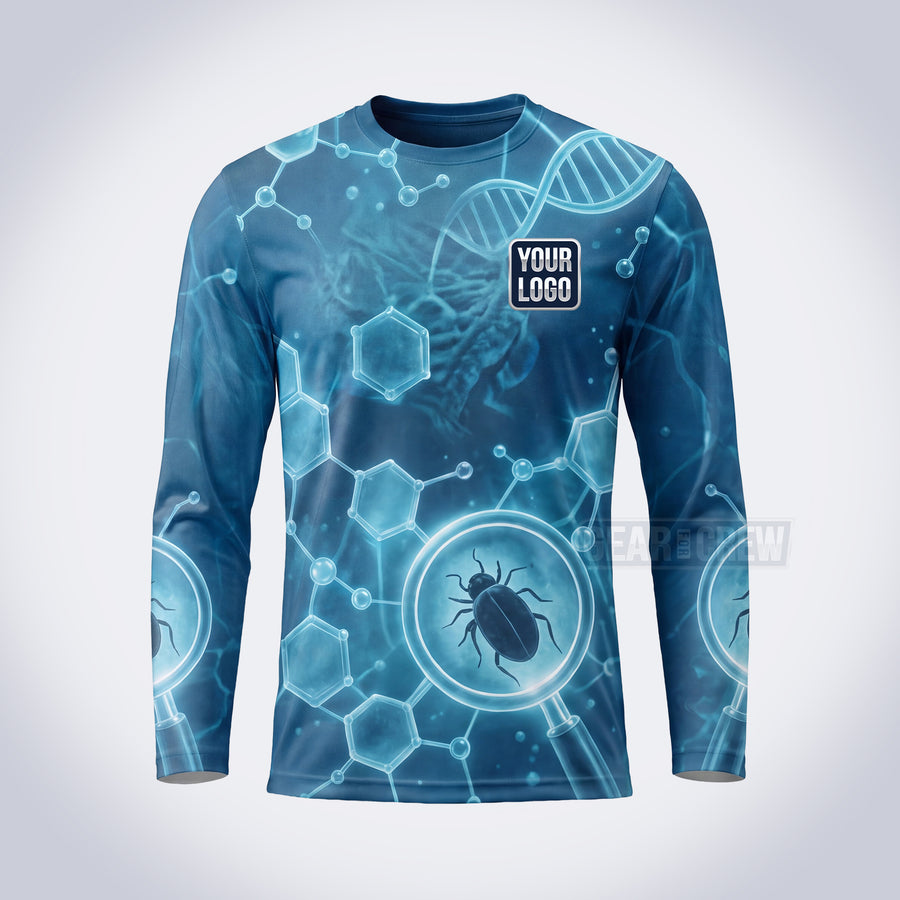 PCSC027 - Aqua Bio Pest Signature Collection - Custom Work Shirt for Pest Control & Extermination, Premium Sublimation
