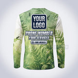 PCSC028 - Wild Fern Pest Signature Collection - Custom Work Shirt for Pest Control & Extermination, Premium Sublimation