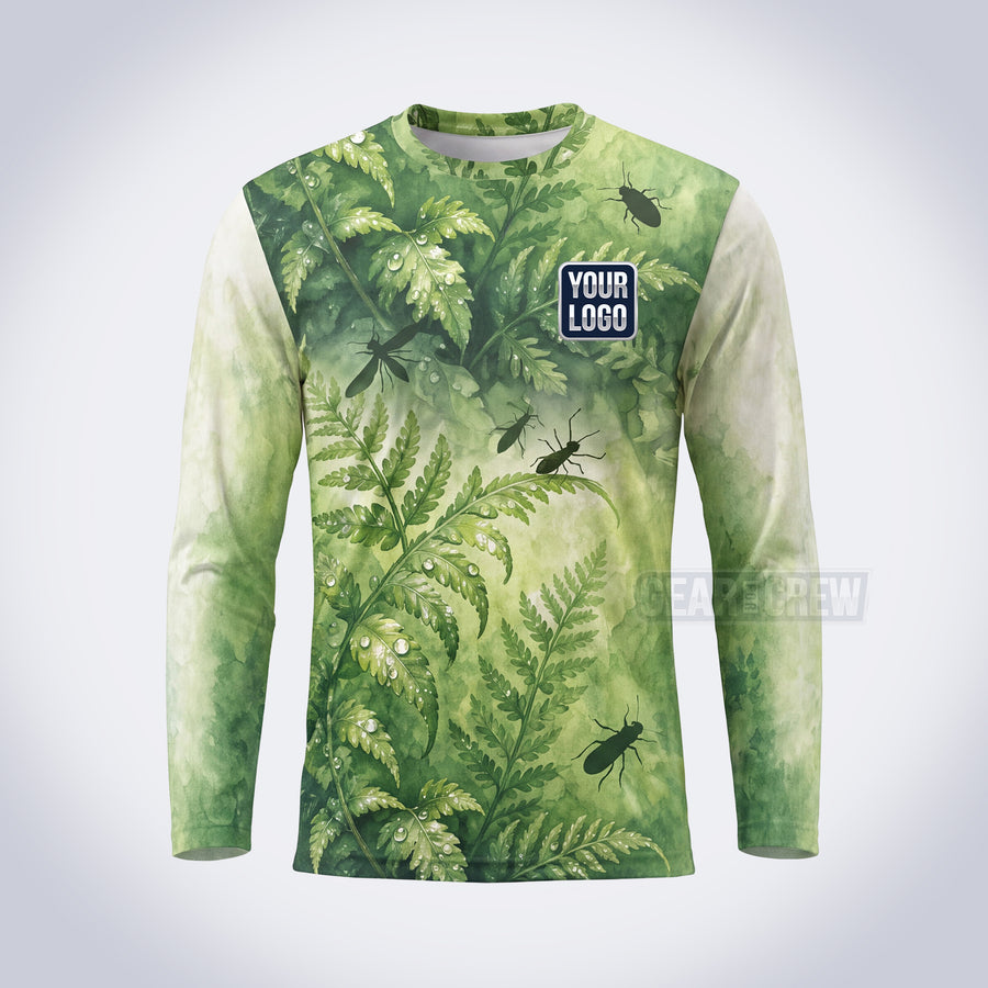 PCSC028 - Wild Fern Pest Signature Collection - Custom Work Shirt for Pest Control & Extermination, Premium Sublimation